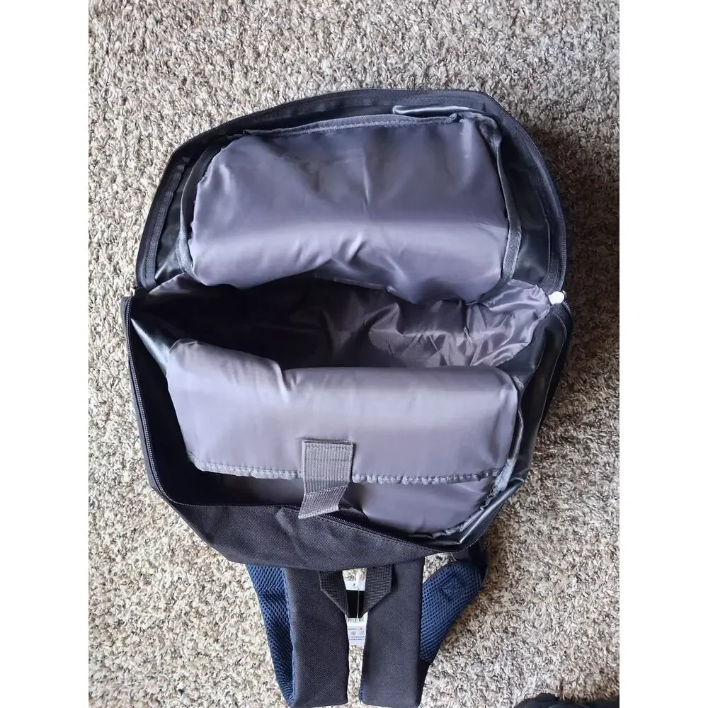 Rolls Royce Style Laptop Backpack Travel Business School Bag Black New TagsTít